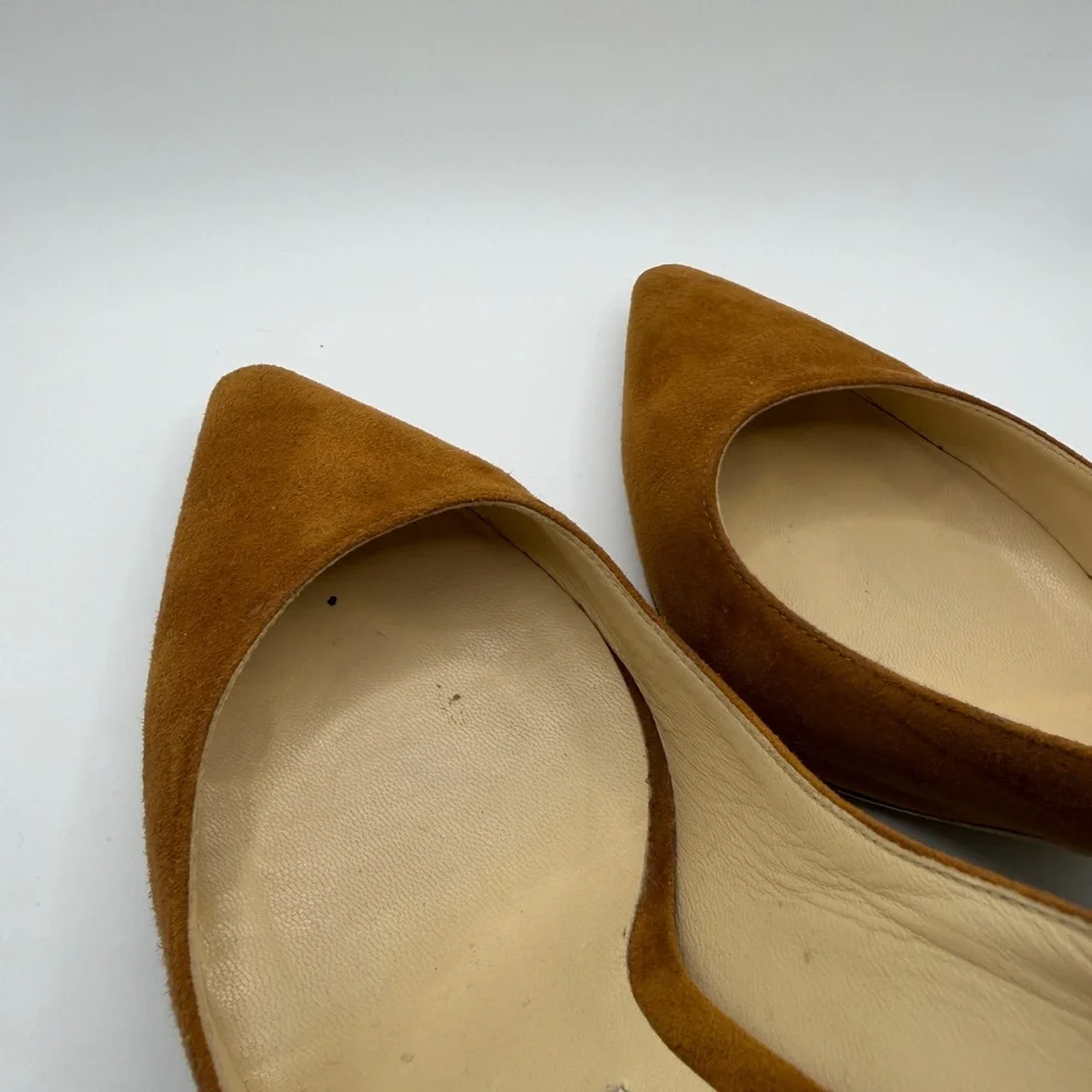 Jimmy Choo Women's Tan Suede Heels - Picture 5 of 6